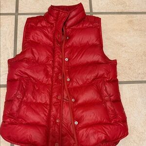 Red Puffer Vest